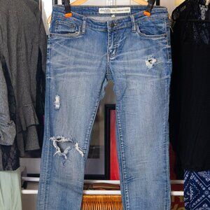 Low rise distressed Y2k Charlotte Russe jeans